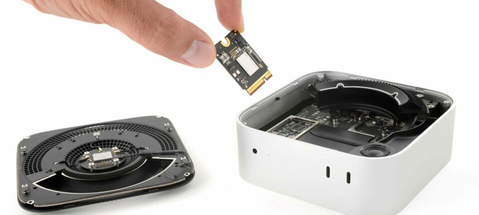 SSD being removed from a 2024 Mac Mini