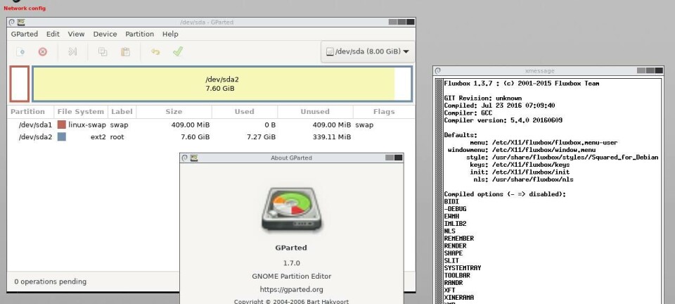 GParted Live is very basic but it contains some very handy essentials, and little else.