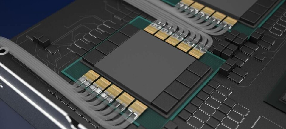 In this render, Ayar shows how it imagnies optical interconnects might be integrated into a GPU platform for scale out compute.
