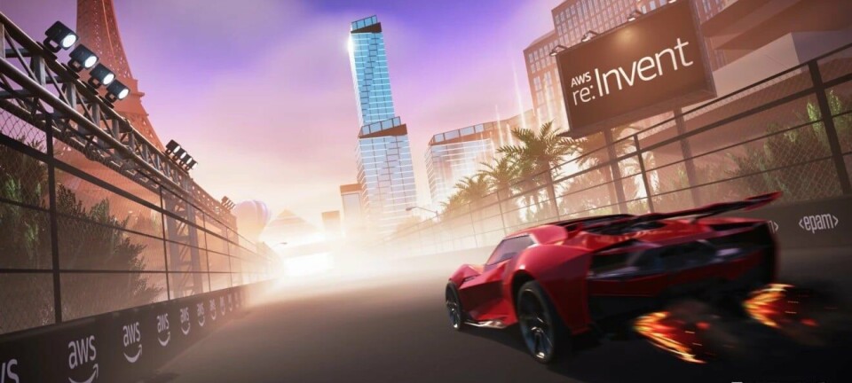 AWS re:Invent Keynote Racer” island