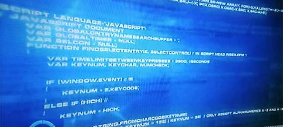 Computer tech as portrayed on TV
