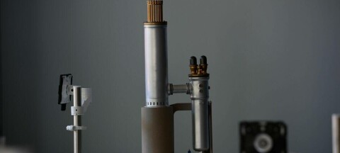 A scale model of X-energy's SMR design.