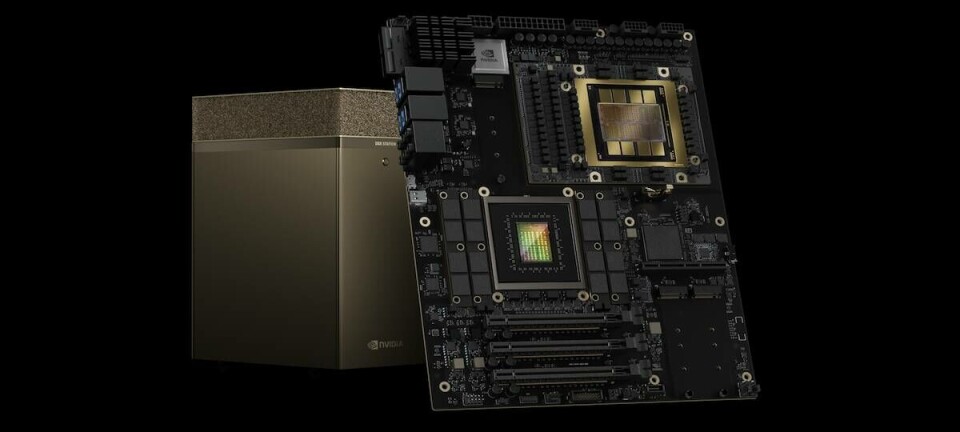 Here's a close up view of the GB300 Desktop Superchip at the heart of the new DGX Station