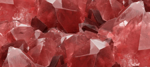 Ruby crystals