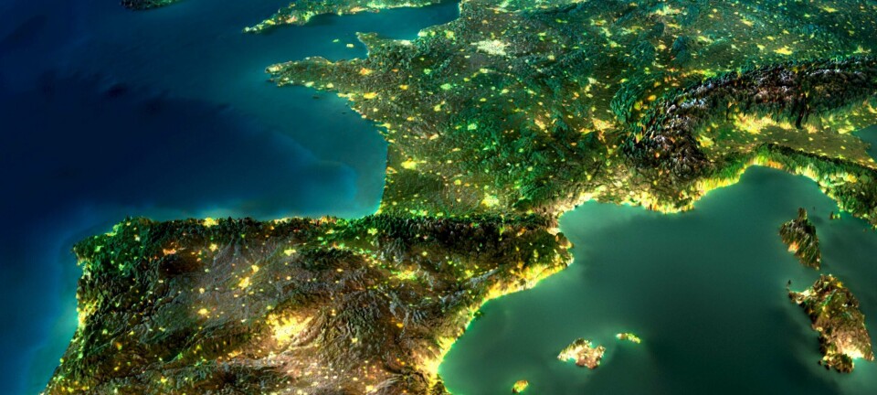 europe night image
