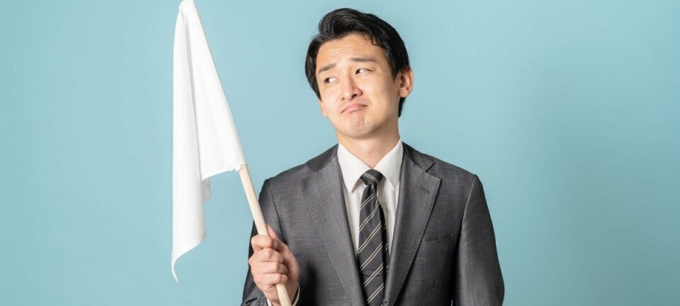 Waving the white flag