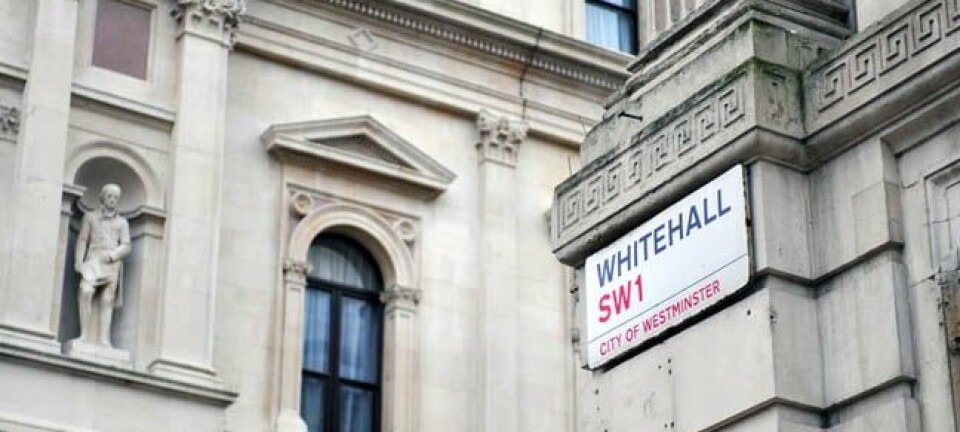 editorial only image of Whitehall. Pic Daniel Gale/Shutterstock