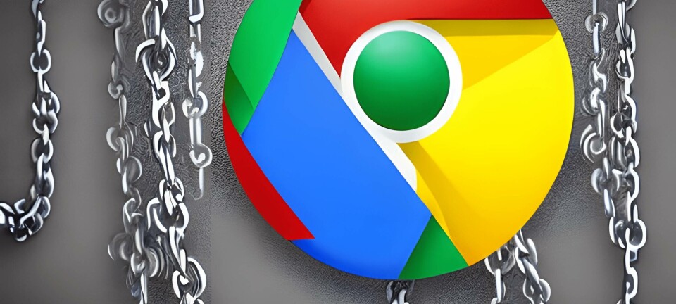 Chrome logo with chains