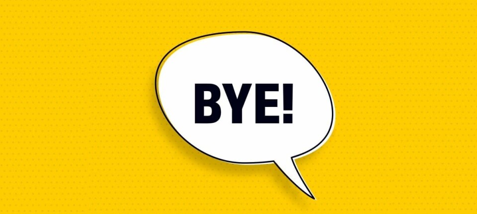 Goodby speech bubble