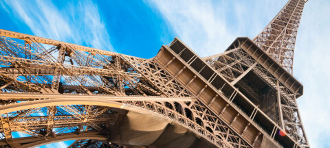 The Eiffel Tower in Paris, France