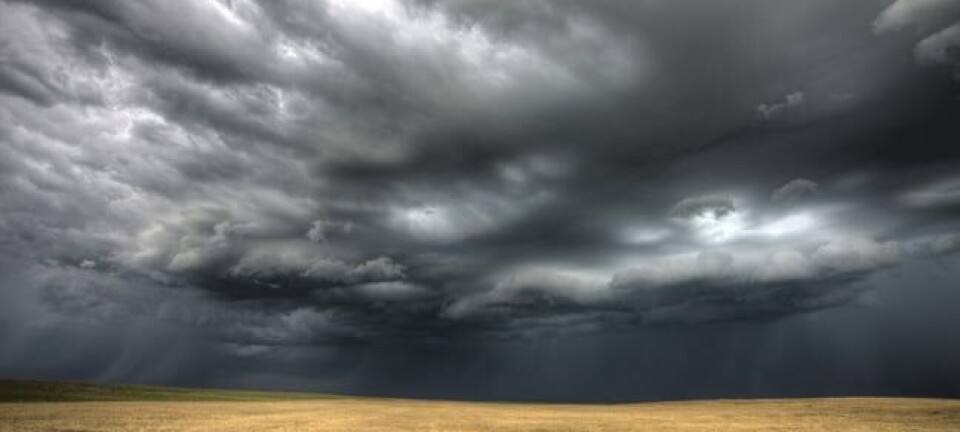 Storm clouds photo via Shutterstock