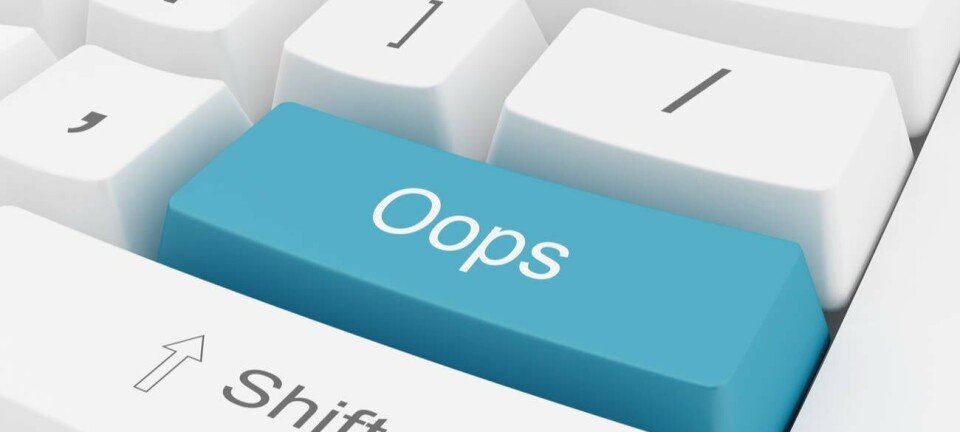 OOPS button on keyboard