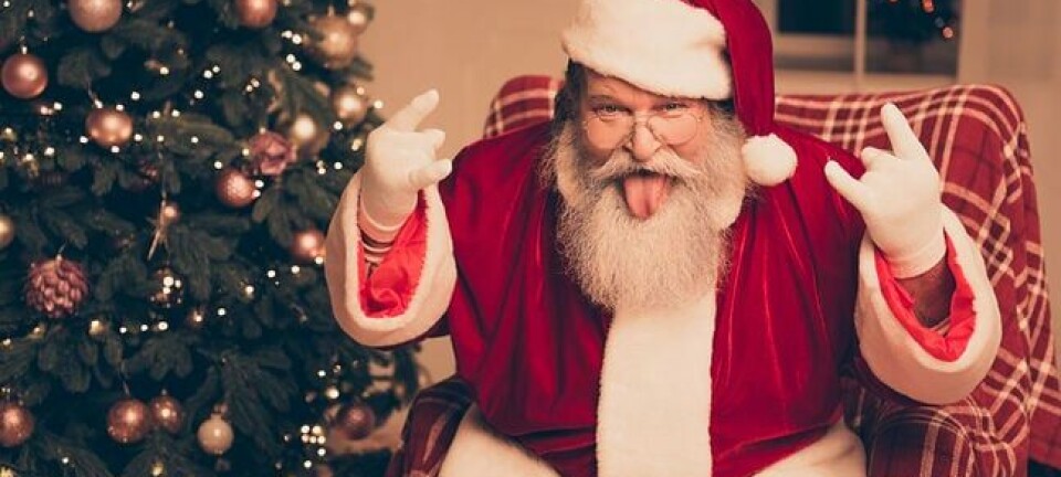 heavy metal santa