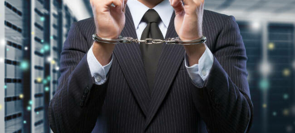 A man in handcuffs