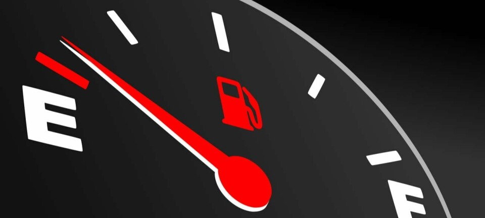 Empty fuel tank
