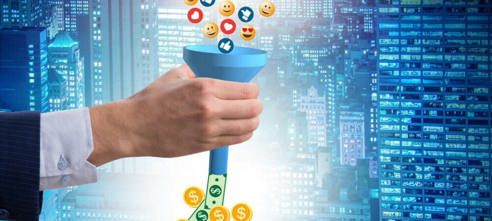Illustration of data being monetized