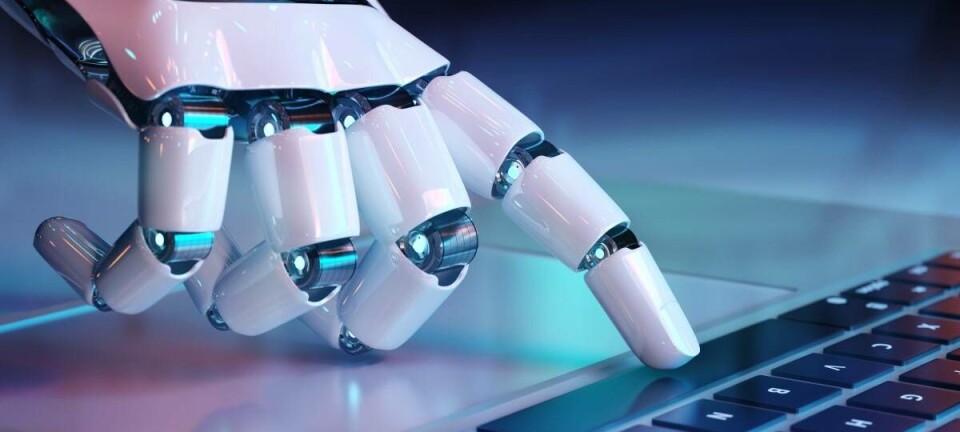 Robot typing