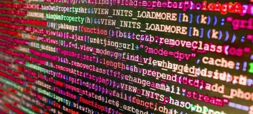 code on-screen