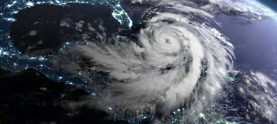 hurricane from space