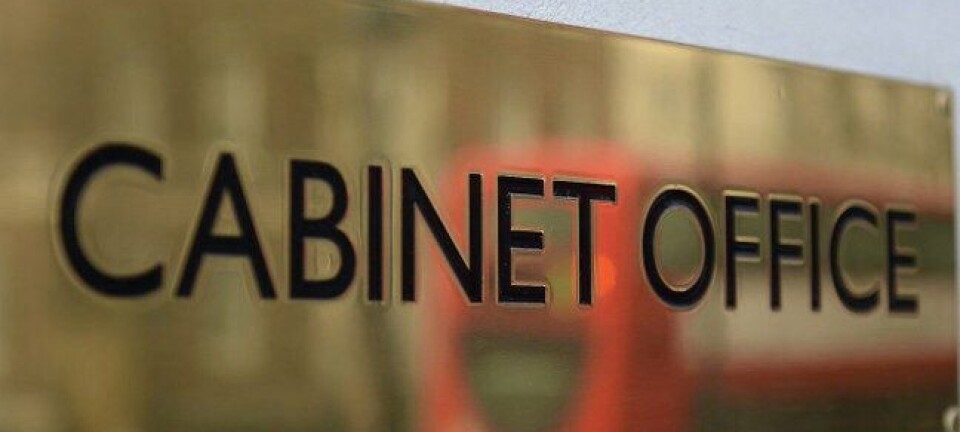 Cabinet Office sign. Pic: Sgt Tom Robinson RLC/Crown copyright