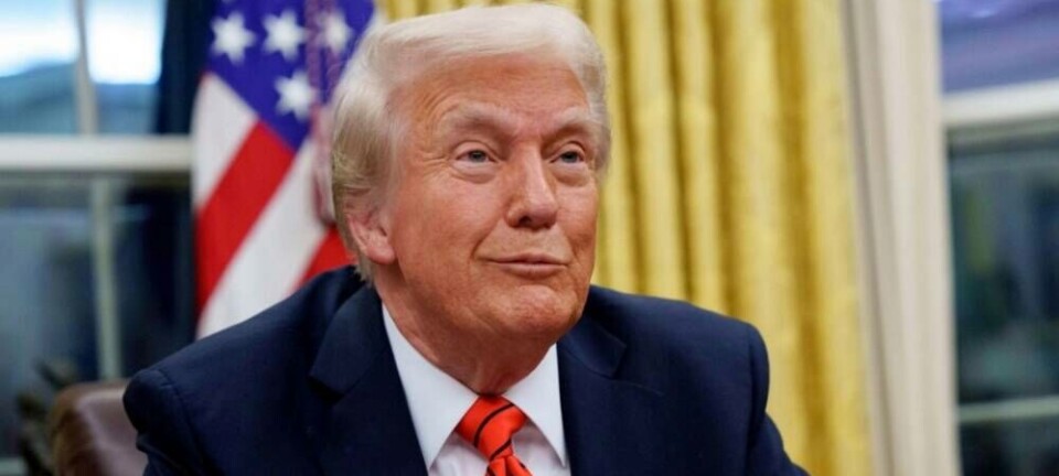 Donald Trump looking pleased with himself