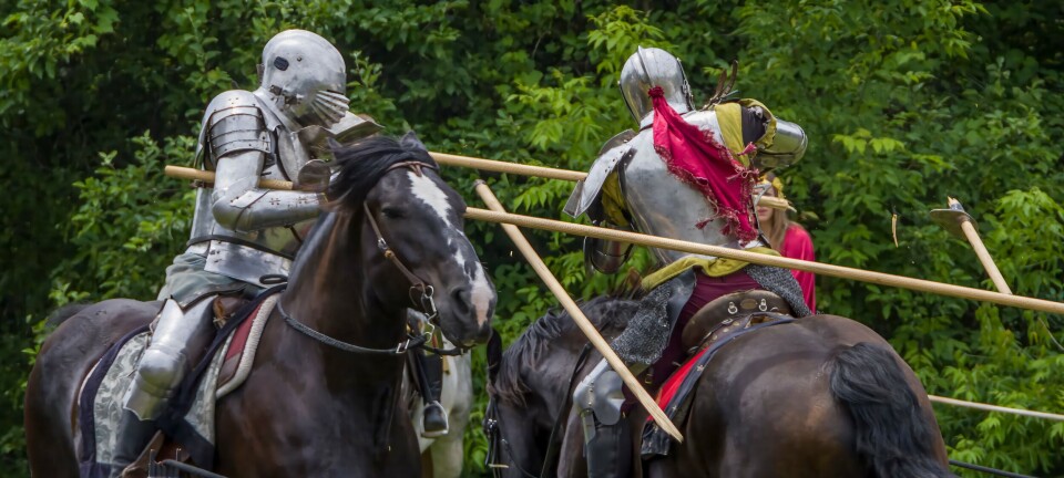 Jousting knights
