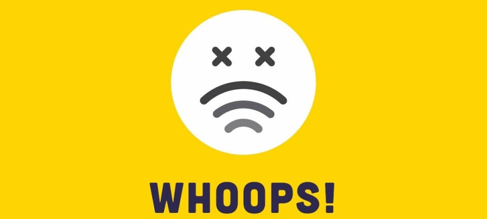 Broken Wi-Fi illustration