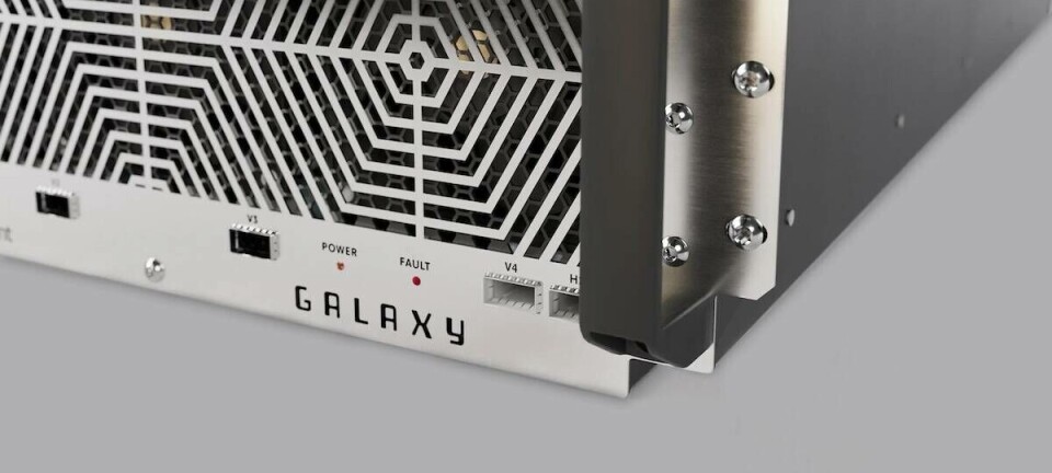 A rendering of Tenstorrent Galaxy system