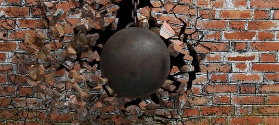 wrecking ball. pic by shutterstock