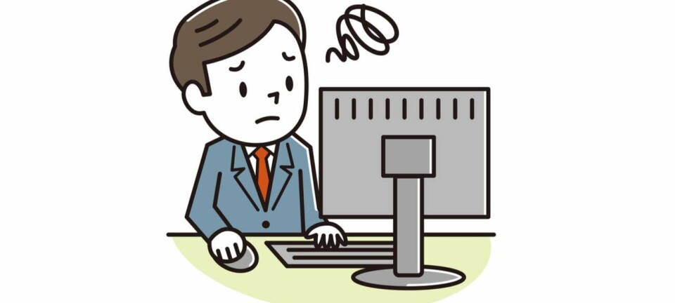 angry PC user