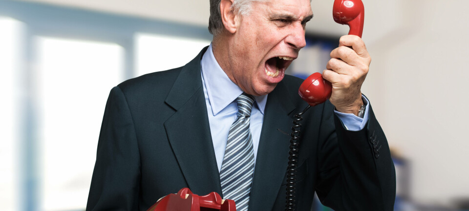 angry boss