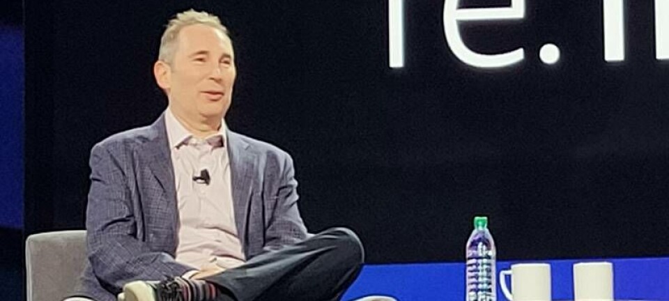 Andy Jassy, AWS CEO, at re:Invent in Las Vegas