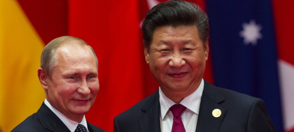Vladimir Putin and Xi Jinping at the G20 summit in Hangzhou, 2016