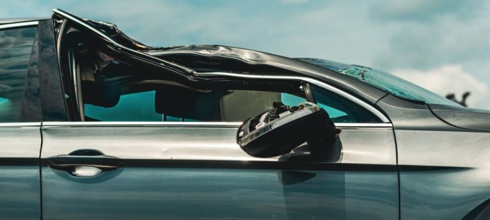 Damaged car