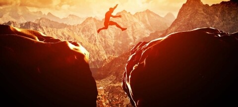 jump from cliff to cliff