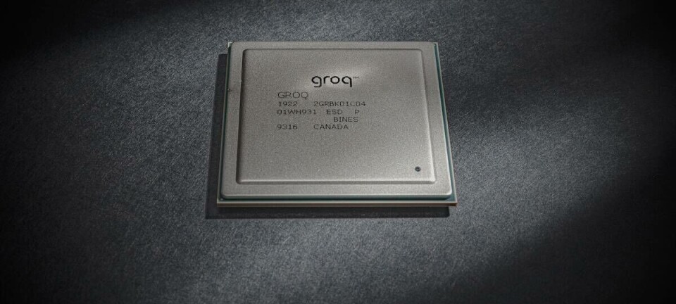 Close up of Groq's LPU