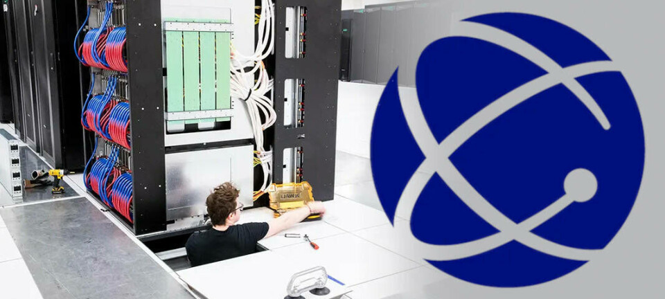 Combination of the Venado supercomputer at Los Alamos and the lab's logo