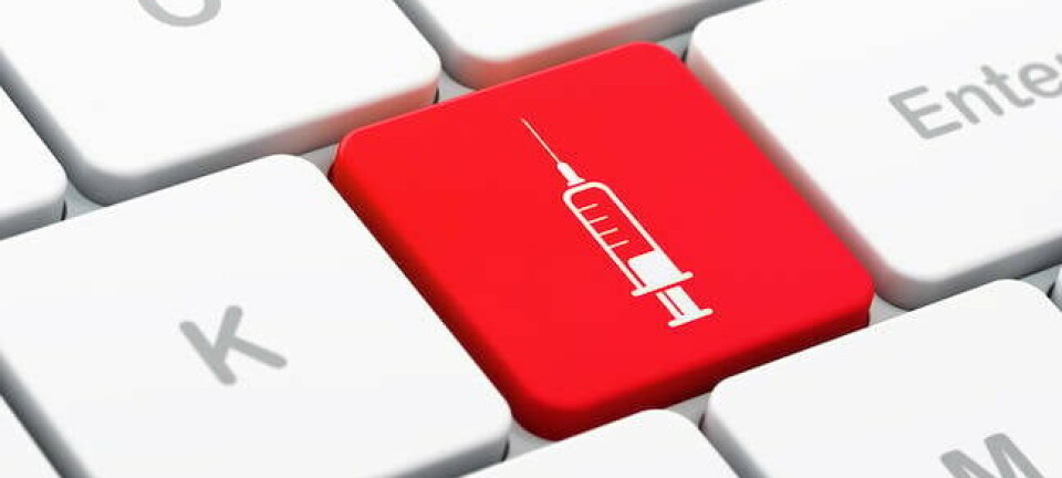 Syringe key on keyboard