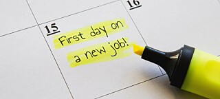 First day in a new job