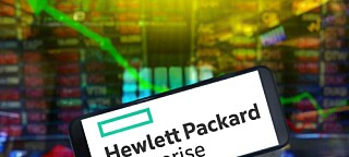 HPE logo on phone