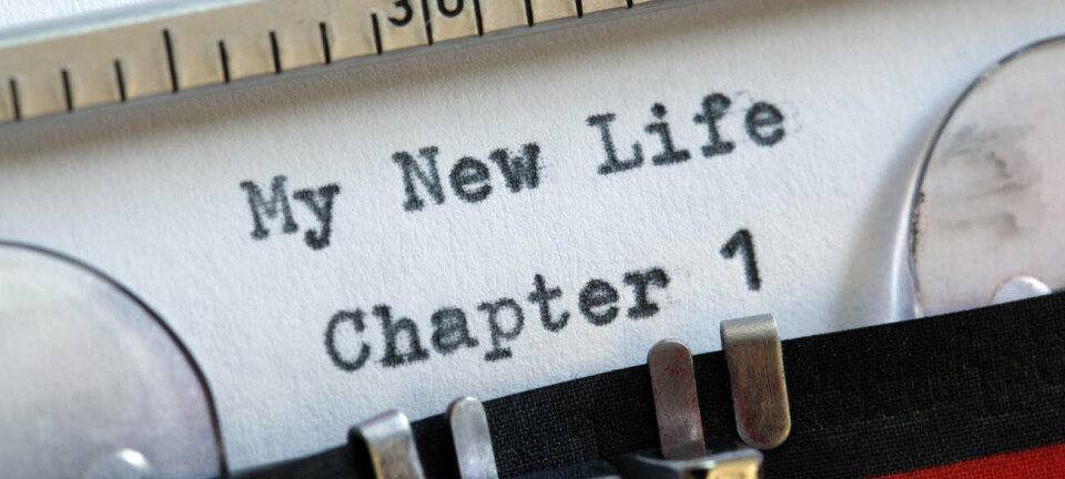 old typewriter writes: My new life - chapter 1
