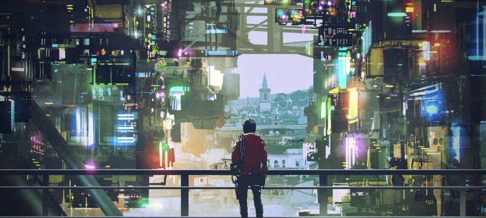 futuristic city