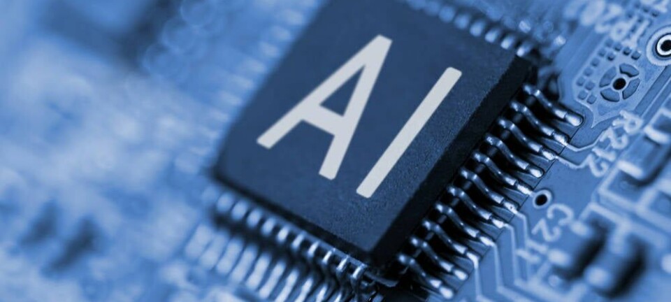 Illustration of an AI accelerator chip
