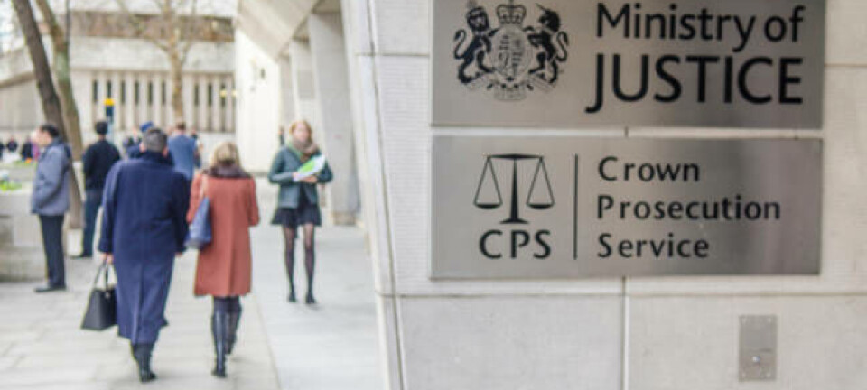 Ministry of Justice & Crown Prosecution Service government office building, Westminster.