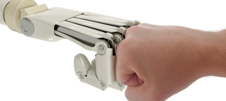 robot fist bump
