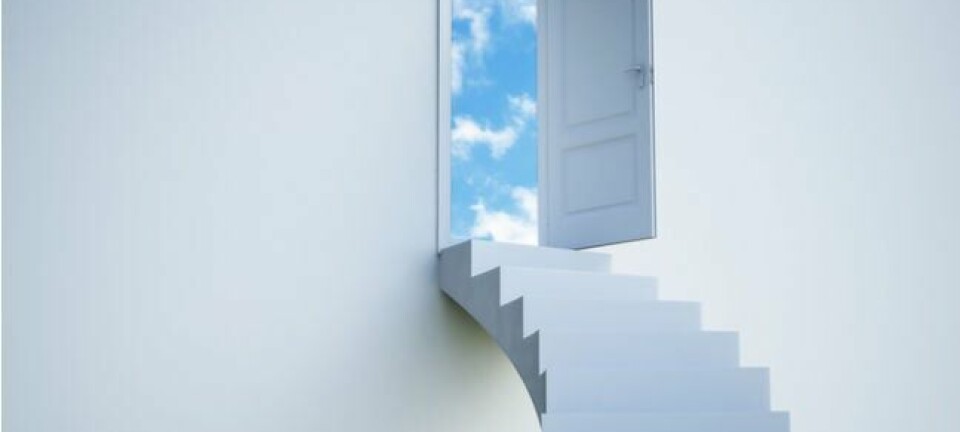 Door to the cloud.... (stairs leading up to it)