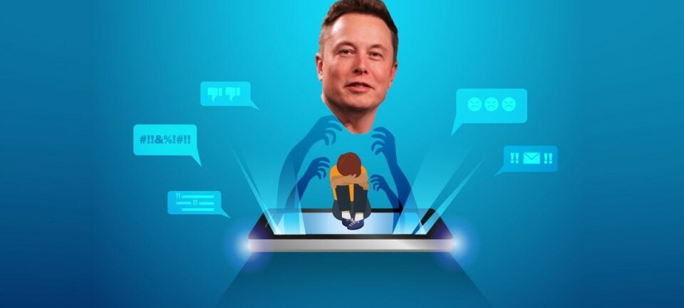 Elon musk presiding over online abuse