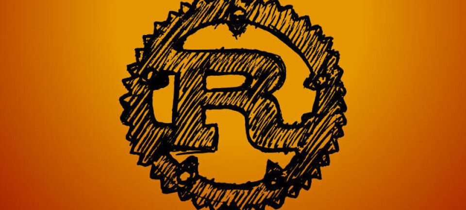 A sketch of the Rust programming language logo