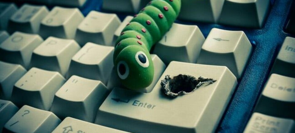 Computer worm photo via Shutterstock