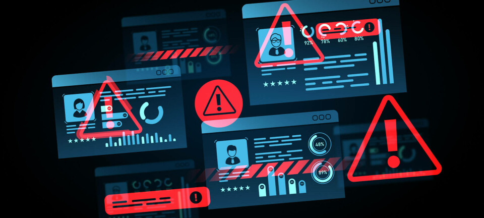 Illustration of lots of security alerts